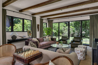 Example of a family room design in Nashville