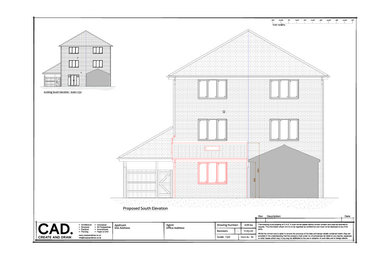 Single storey extension drawings