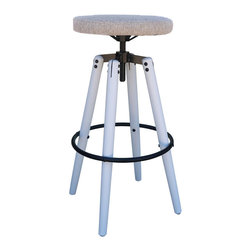 Subiaco Bar Stool in White - Bar Stools And Counter Stools