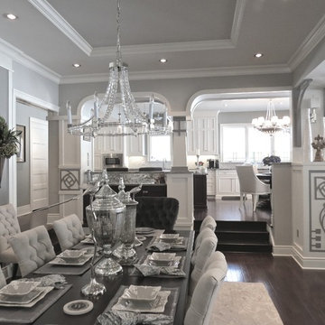 Transitional Dining Room/ Kitchen, PA