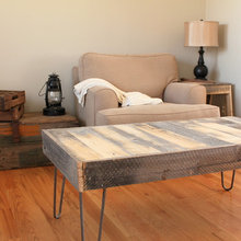 wood coffee table