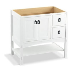Marabou(TM) 36" vanity with 2 doors and 2 drawers on right - Bathroom Vanities And Sink Consoles