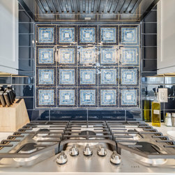 Backsplash Accent with Geometric Aesthetic - Mosaic Tile
