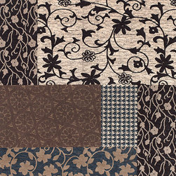 Natura Floral Pattern Rug - Area Rugs