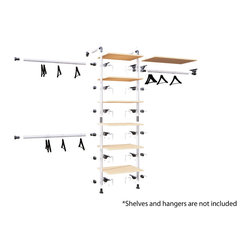 VIKI Shelving and railing Storage - Wardrobe Storage Solutions