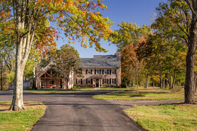 Design ideas for a country exterior in Philadelphia.