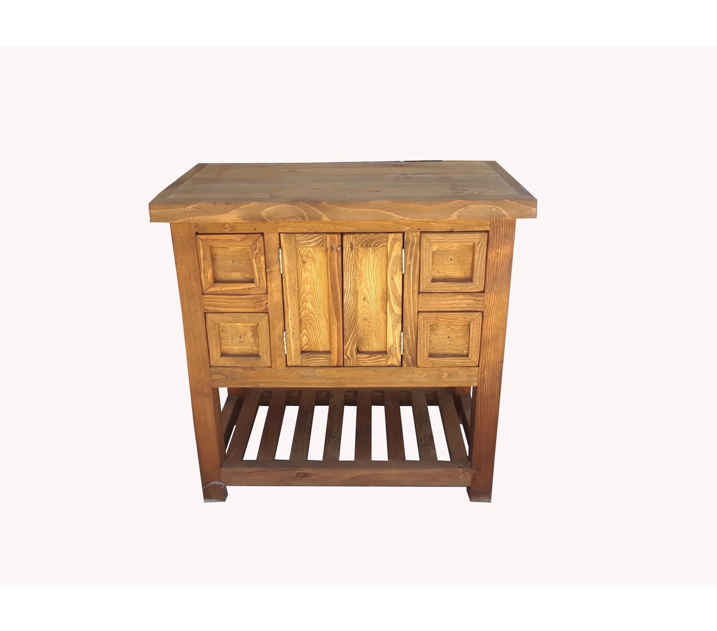 Belmont Reclaimed Wood Rustic Bathroom Vanity, 36
