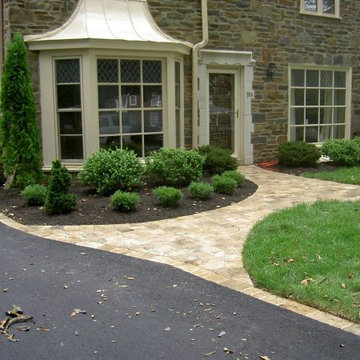 Travertine Walkway