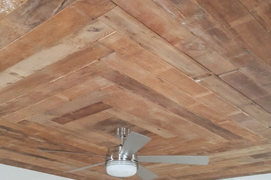 Customer Project: Reclaimed Barn Wood Ceiling