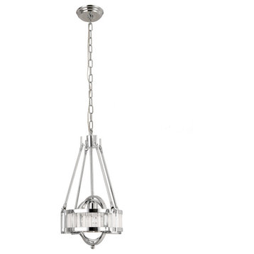 Pasargad Home Bistro Collection Metal and Glass Pendant Lights