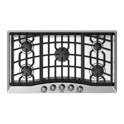 Viking 3 Series 36" Gas Cooktop, Stainless Steel Liquid Propane | RVGC3365BSSLP - Cooktops