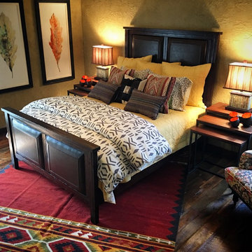 Rustic Bohemian Guest Bedroom