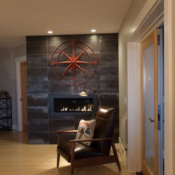 Kitchen/living room remodel with open floor plan