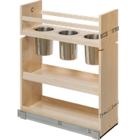 Century Components Base Cabinet Pull-Out Kitchen Organizer, 8-7/8"W