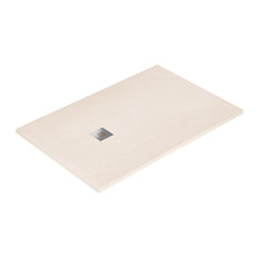 Cream Allstone Shower Tray, 70x170 cm