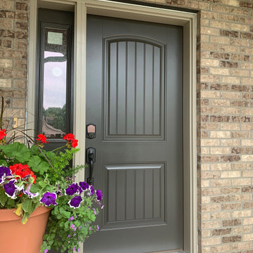 Bayer Built Gun Metal Entry Door with Sandtone Slimline Frame — Canton, SD