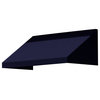 Awntech 10' New Yorker Acrylic Fabric Fixed Awning, Navy