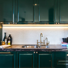 colored cabinets