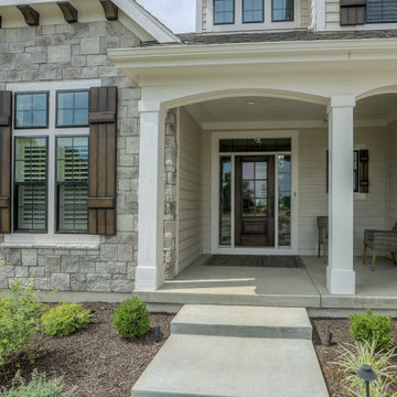 Stoneybrook Expanded Traditional Front Porch - Timber Rock Trails Model