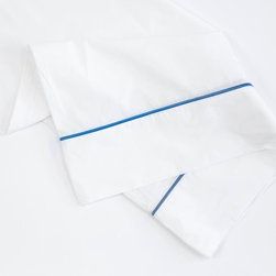 Embroidered: Blue - Sheet And Pillowcase Sets
