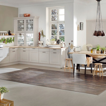 open white vintage kitchen