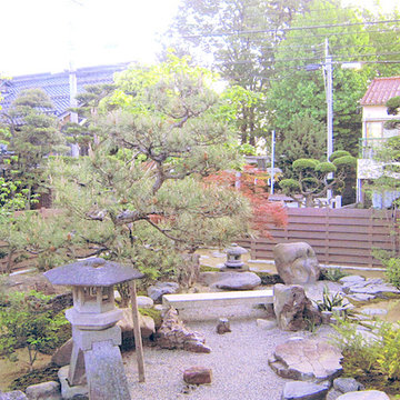 個人様宅のウッドフェンスの施工例(ティーエス建装様ご施工)