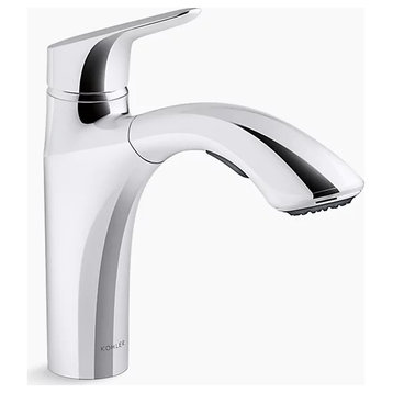 Kohler Rival 1.5 GPM Single Hole Pull-Out Kitchen Faucet