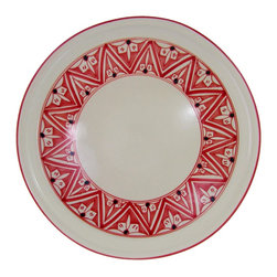 Le Souk Ceramique - Large Stoneware Serving Bowl Nejma Design, Small - Serving And Salad Bowls