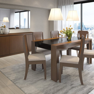 Eastern / Rose Dining Set | Nut Brown - $2152.54
