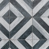 Cassis Sete Black Porcelain Floor and Wall Tile