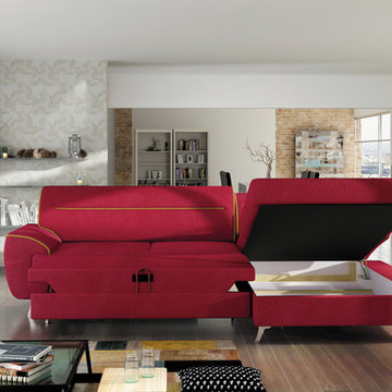 European sectional sleeper sofa MANI