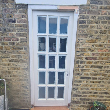 Balcony door restoration in Putney SW15