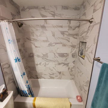 New tub and shower