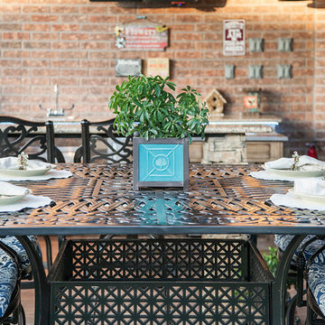 Covered Patio, Outdoor Kitchen: Katy, TX