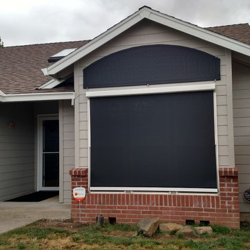 Front window exterior screens
