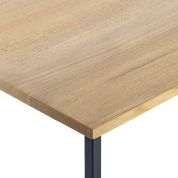 Pietra Rectangular Side Table, Teak