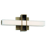 George Kovacs - Major LED Bath, Aged Brass - Stylish and bold. Make an illuminating statement with this fixture. An ideal lighting fixture for your home.
