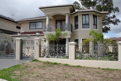 Inspiration for a timeless exterior home remodel in Sydney