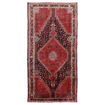 New Nahavand Persian, Hand-Knotted, Oriental, Area Rug, 5'2"x10'1"
