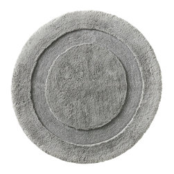 Frontgate Resort Skid-Resistant Round Bath Rug - Bath Mats