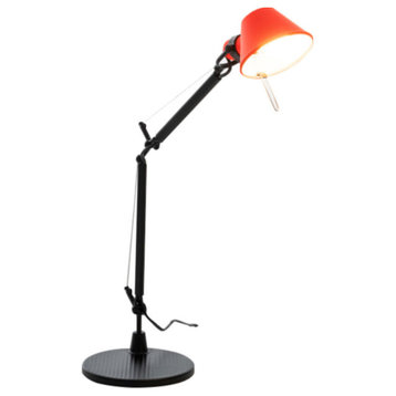 Artemide Tolomeo Micro Max Table Lamp | with Base, Red