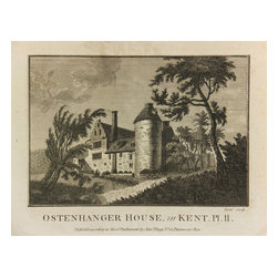 English Manor, C. 1790, Engraving - Prints And Posters
