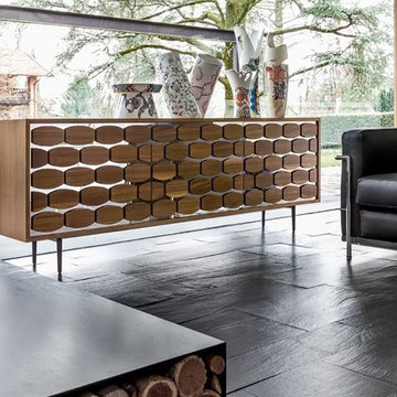 Honey Sideboard 3-Door by Tonin Casa - $4,375.00