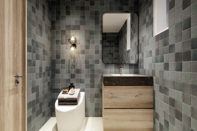 Inspiration for a mediterranean bathroom remodel in Los Angeles