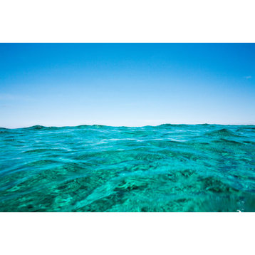 Underwater Photographic Image "Blue Horizon", 16x24, Metal Print