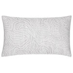 Elaine Smith - Chari Granite Indoor/Outdoor Performance Lumbar Pillow, 12"x20" - Elaine Smith indoor / outdoor pillows are hand-crafted using Sunbrella solution-dyed acrylic yarns which are woven into intricate jacquard patterns and sophisticated stripes. By solution-dying the fabrics at the yarn level, rather than printing on the surface of the fabrics, our durable pillows will last longer, resisting rain, sun, mildew, and stains and retaining their color and vibrancy for years to come.   Soft and luxurious, these performance pillows are designed to endure everyday life. They are easy to clean after spills and mishaps from children, pets, or guests.  Proudly made in the USA, our pillows are constructed with superior attention to detail using only the finest US materials. Our pillows are hand sewn with tailored, hidden zippers, allowing easy cover removal for cleaning. To clean, machine wash cold and air dry. Each pillow is filled with a sealed insert of weather-resistant, 100% polyester fiber.   Our runway inspired pillows can beautifully transform any space into a well-designed, elegant retreat. At Elaine Smith, we believe that you should enjoy the same exceptional comfort and signature style in your outdoor living spaces as you do inside your home. Our indoor/outdoor Sunbrella performance pillows offer you a solution that you can use anywhere, worry free.
