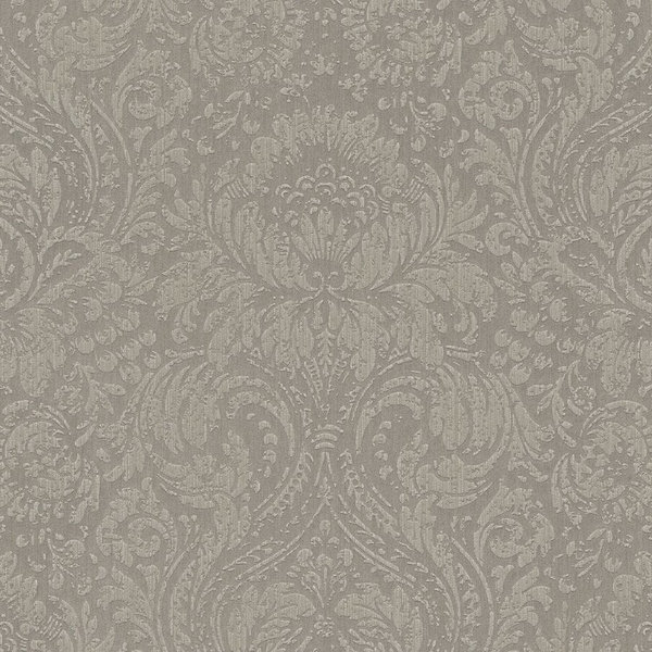 A S Creationhaute Couture 2 Baroque Noble Textile Light Gray Wallpaper Roll Dailymail