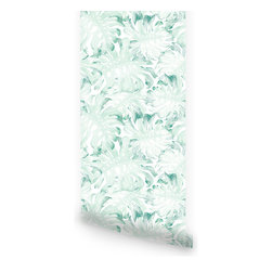 Palm prints in home office? - Wallpaper