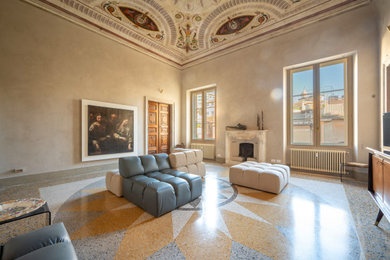 Esempio di un soggiorno design