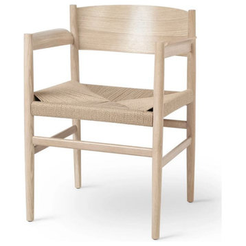 Mater Nestor Danish Oak Dining Arm Chair